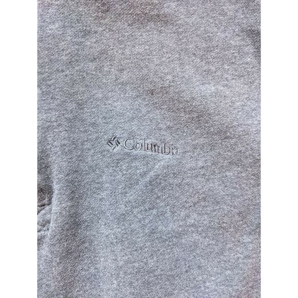 Mens Columbia 1/4 Zip Pullover Sweatshirt Quarter Zip Size LT Gray - Picture 4 of 11